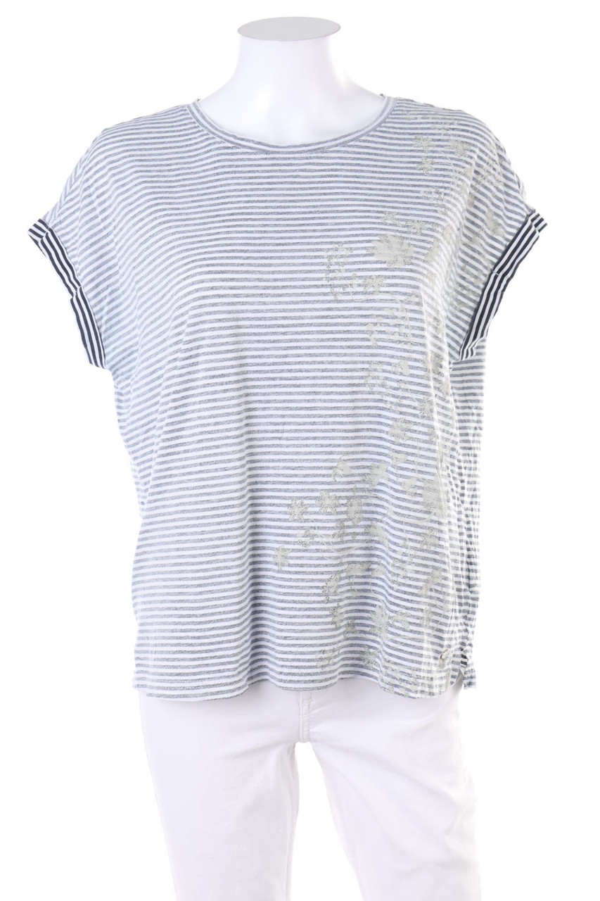 MUSTANG - Kurzarm-Shirt mit Streifen - M