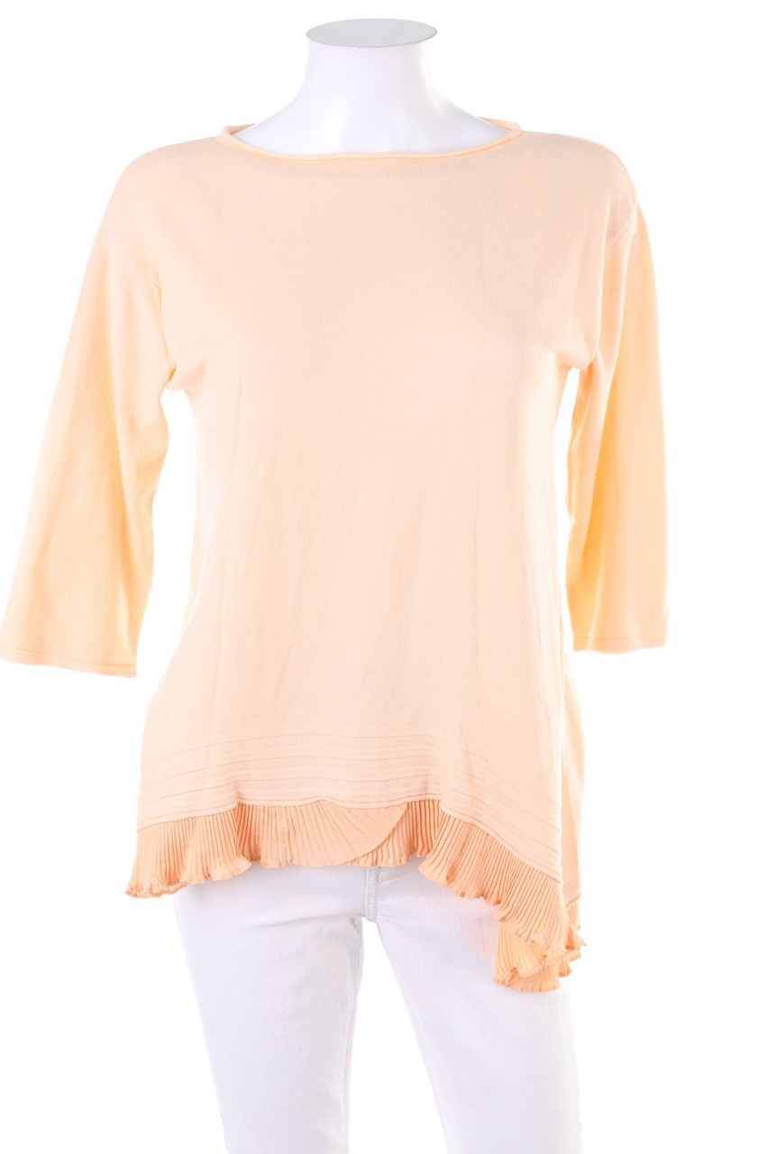 Ohne Label - Strick-Pullover im Layer Look - M