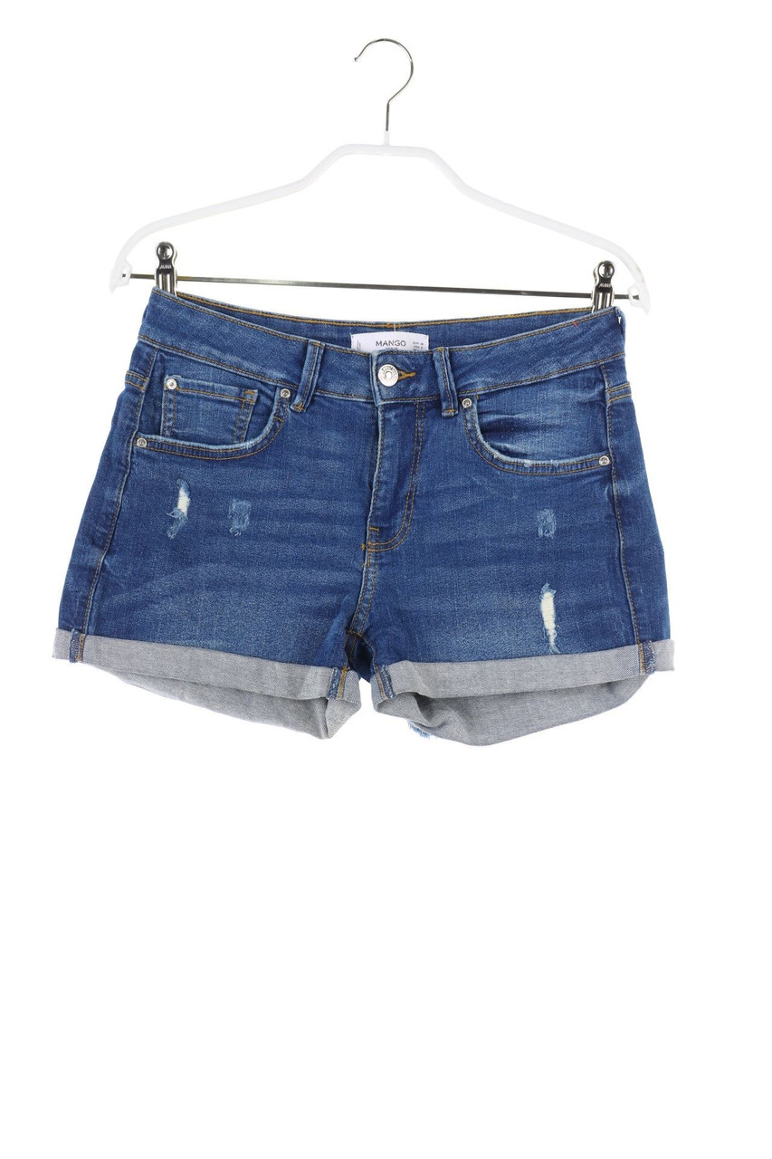 MANGO - Destroyed-Jeans-Shorts - D 34