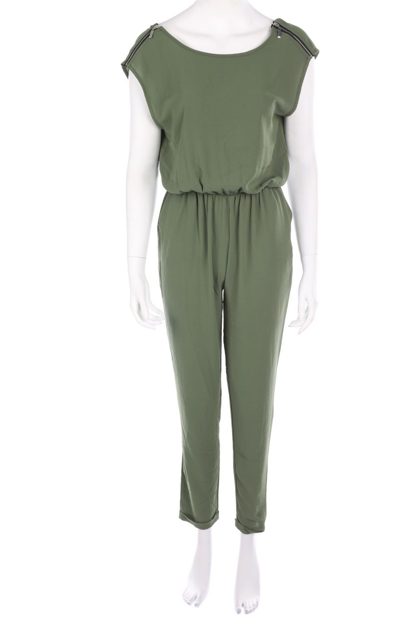 zuiki - Jumpsuit with Zipper Closure - D 44