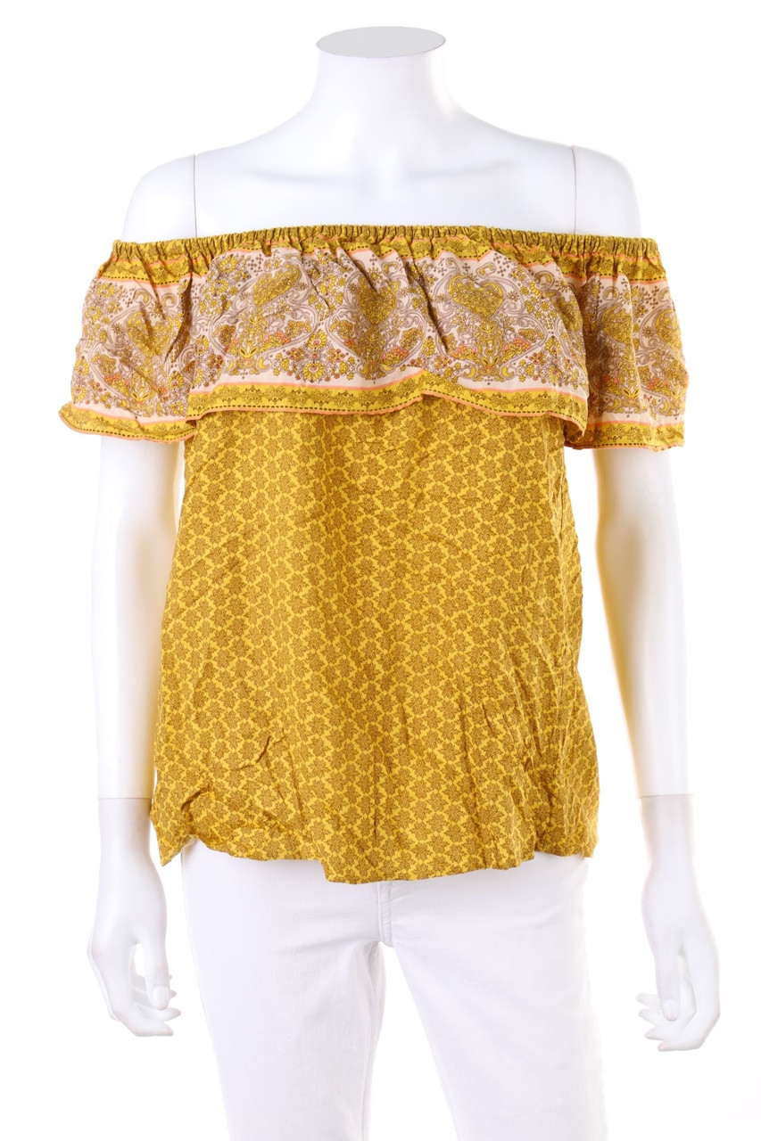 No Label - Blouse with Print - S