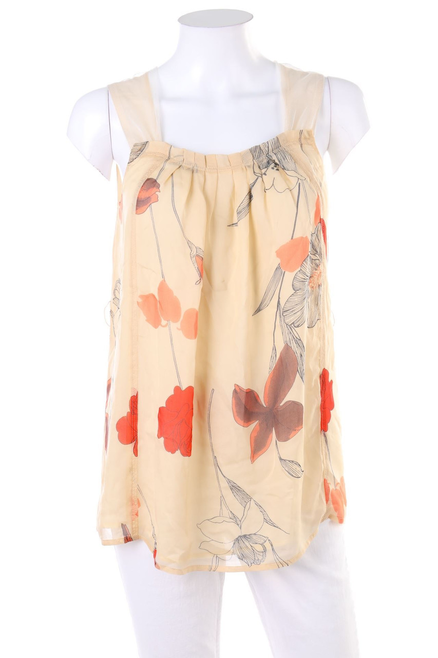 Conbìpel - Blouse Top with Flower Print - D 42