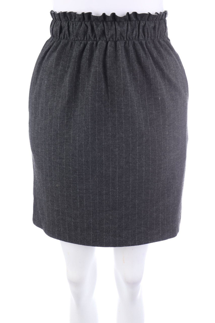 RESERVED - Stripe Skirt with Elastic Band - D 36