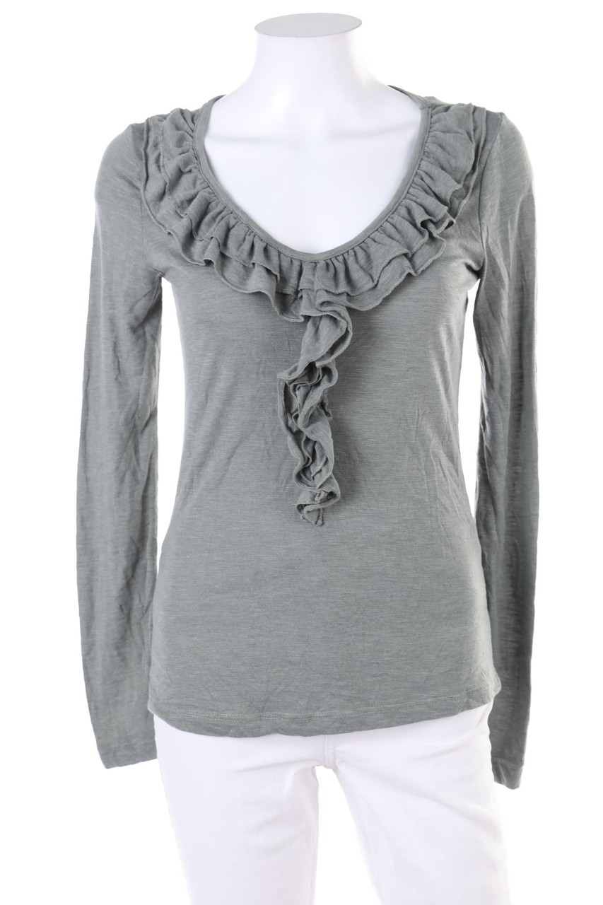 Sublevel - Longsleeve-Shirt with Volants - M