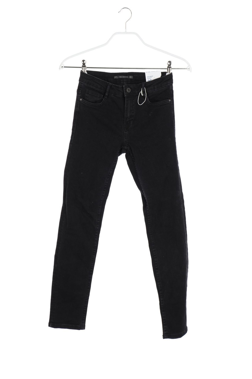 ZARA TRF - Skinny-Jeans mit Logo-Patch - D 34