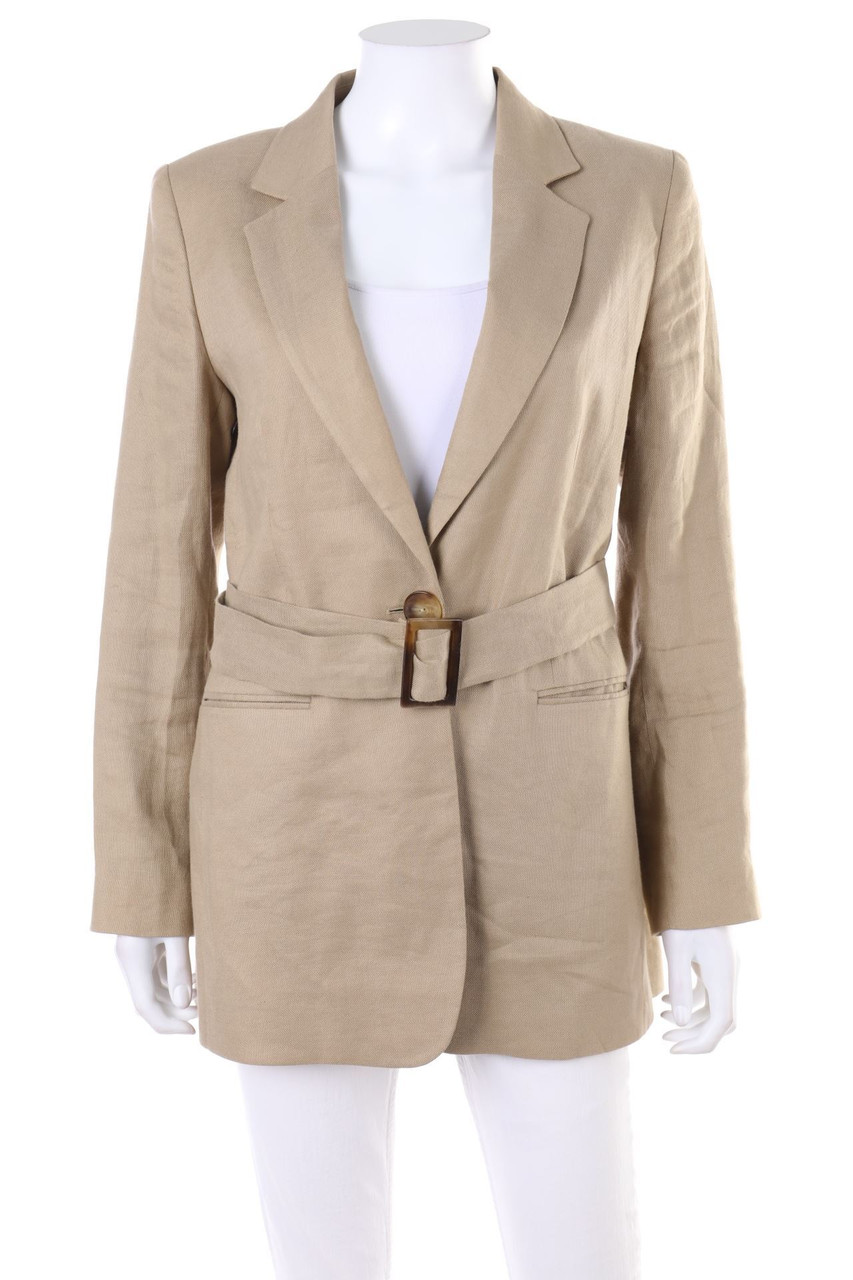 Massimo Dutti - Blazer aus Leinen-Mix - D 36