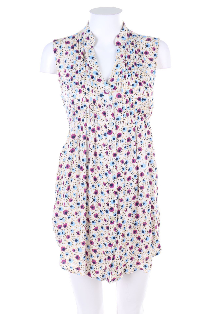 No Label - Blouse Top with Dots - XS