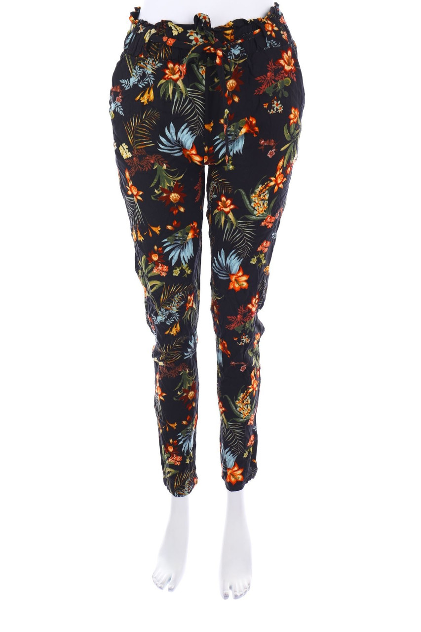 My Hailys - Jogger-Hose mit Blumen-Print - S