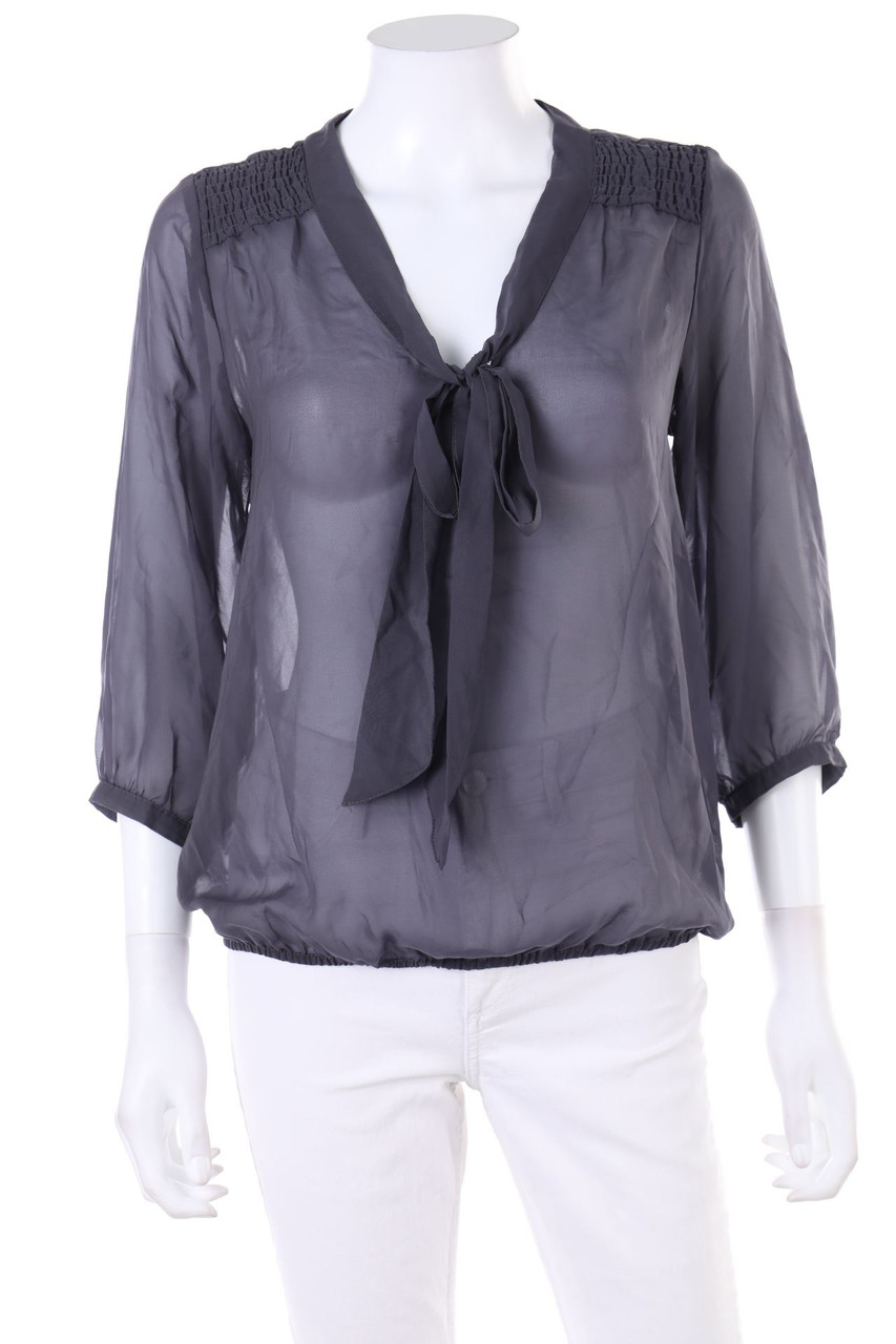 No Label - Pussy Bow Blouse - D 38