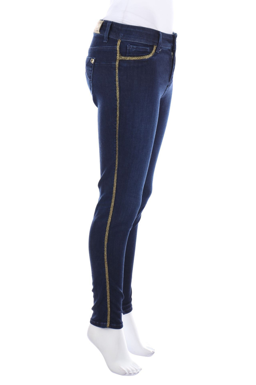 GAUDI JEANS - Used Look Jeggings mit Glitzer - W29