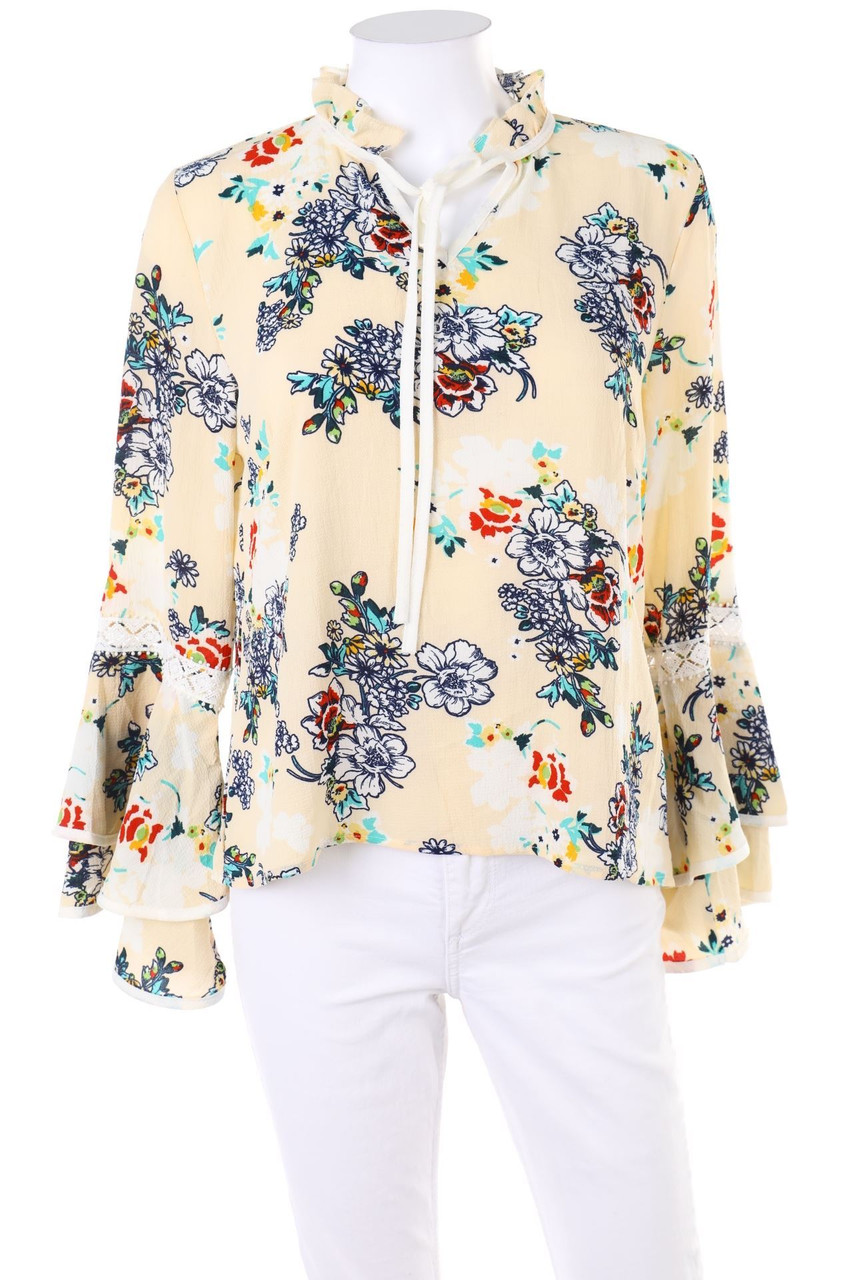 Angel City - Blouse with Flower Print - M