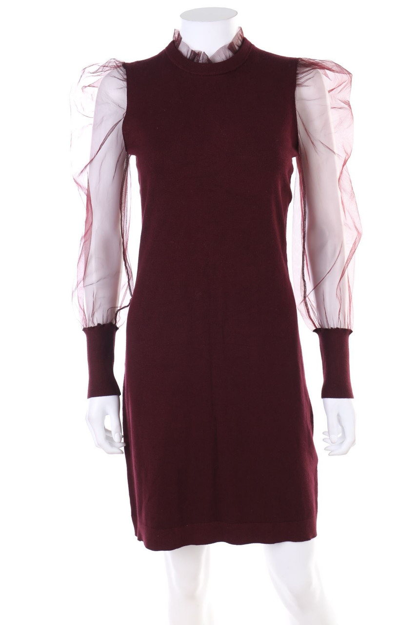 MORGAN - dress with Mesh Insert - XS