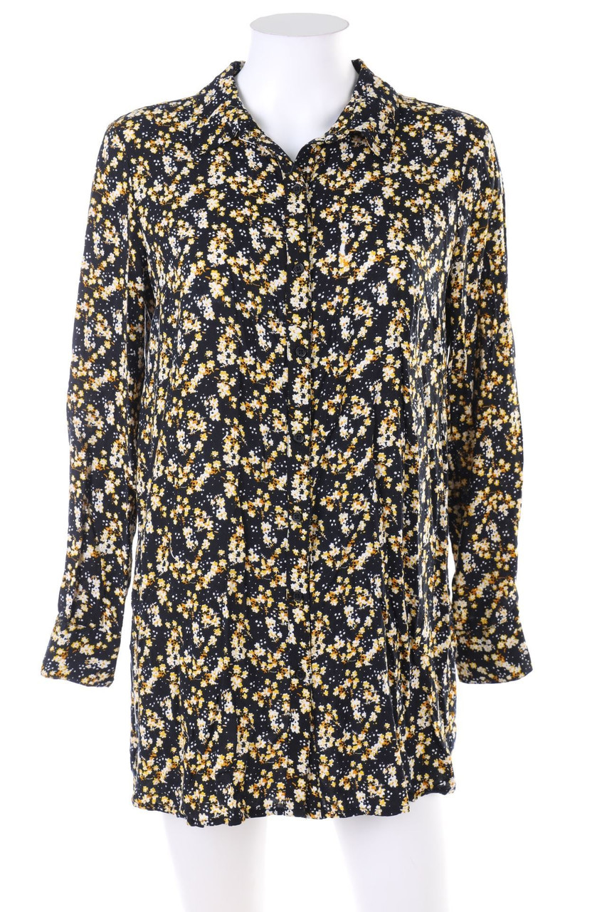 YES OR NO - Blusenkleid mit Blumen-Print - M