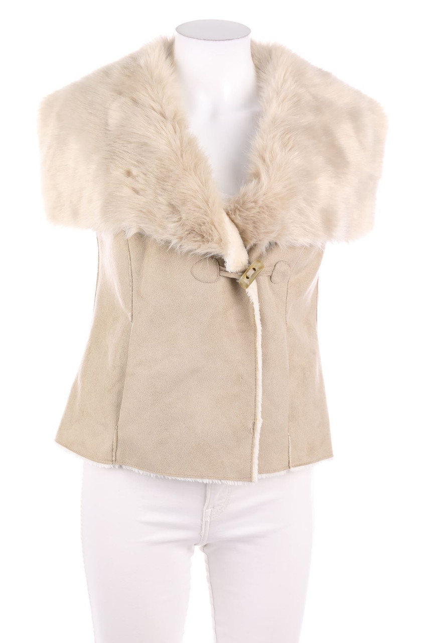 s.Oliver - Faux Shearling-Vest - D 38
