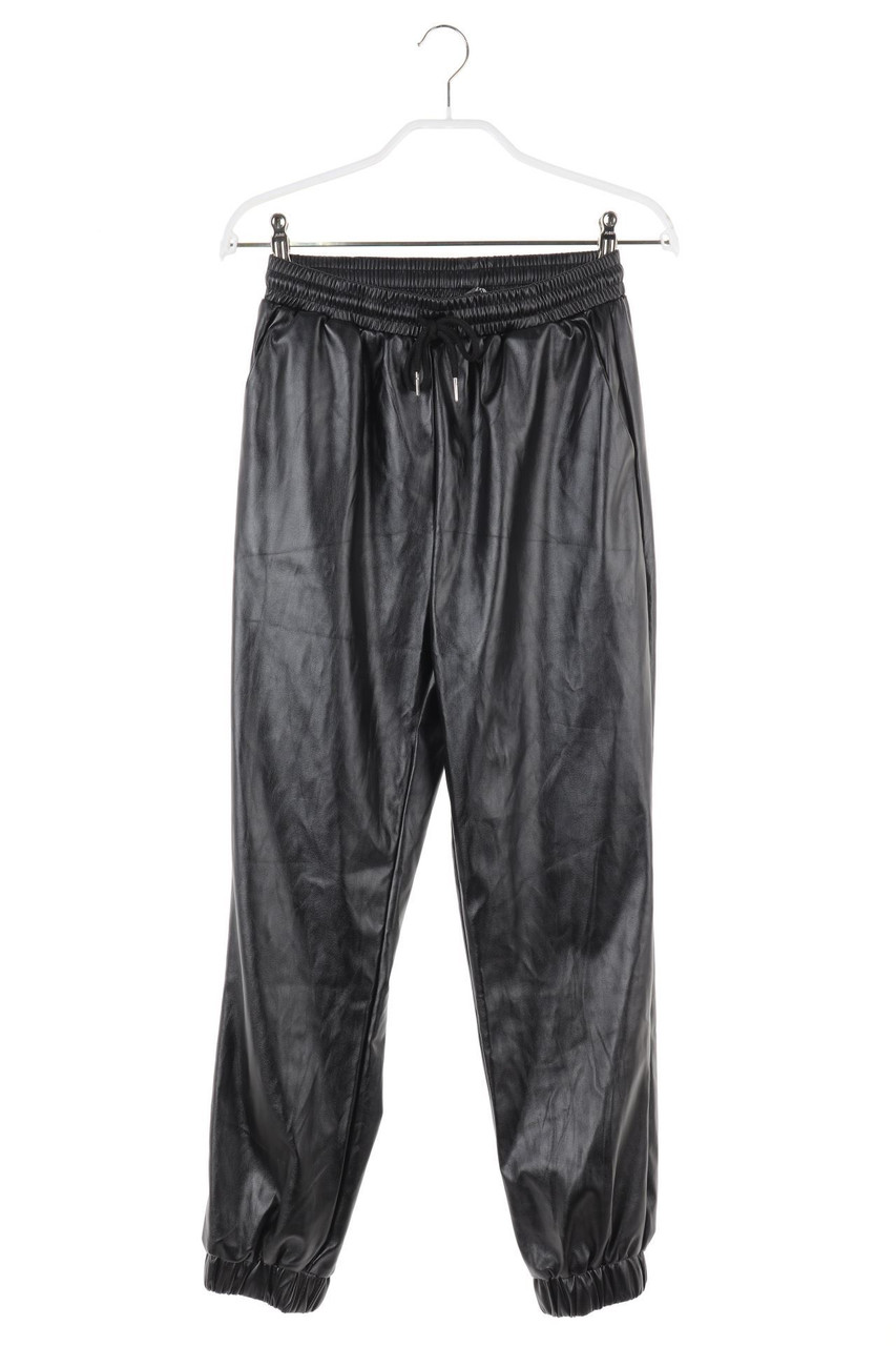 MISSGUIDED PETITE - Jogger-Faux Leather Pants - D 34