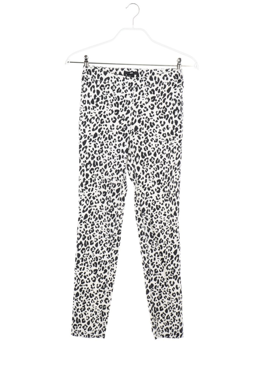 H&M - Treggings mit Leo-Print - D 34