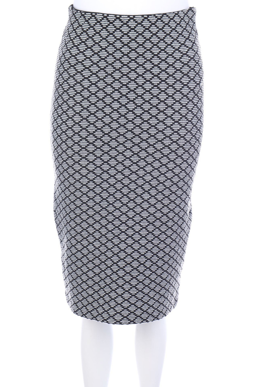 RESERVED - Pencil Skirt with Pattern - D 34