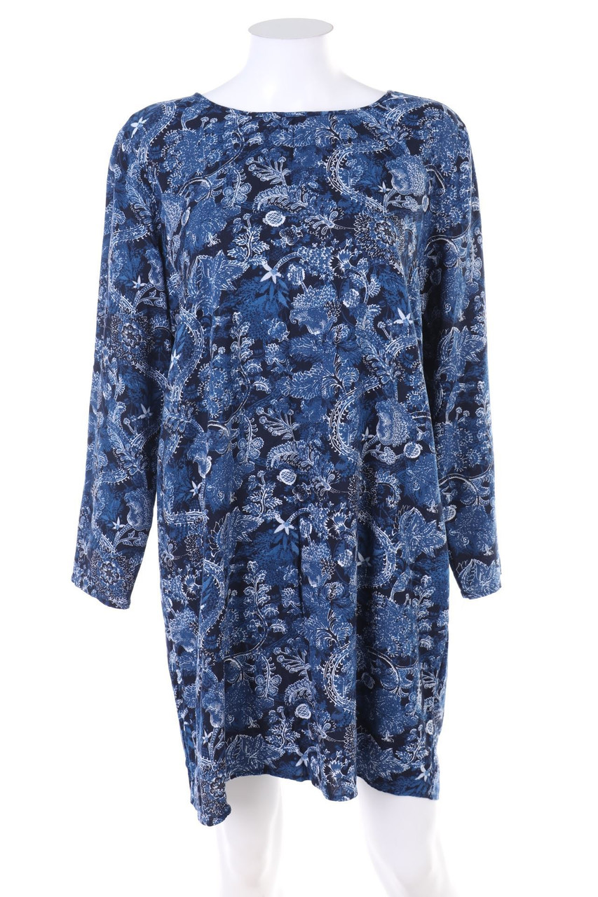 JACQUELINE de YONG - Shift-Kleid mit Blumen-Print - D 42