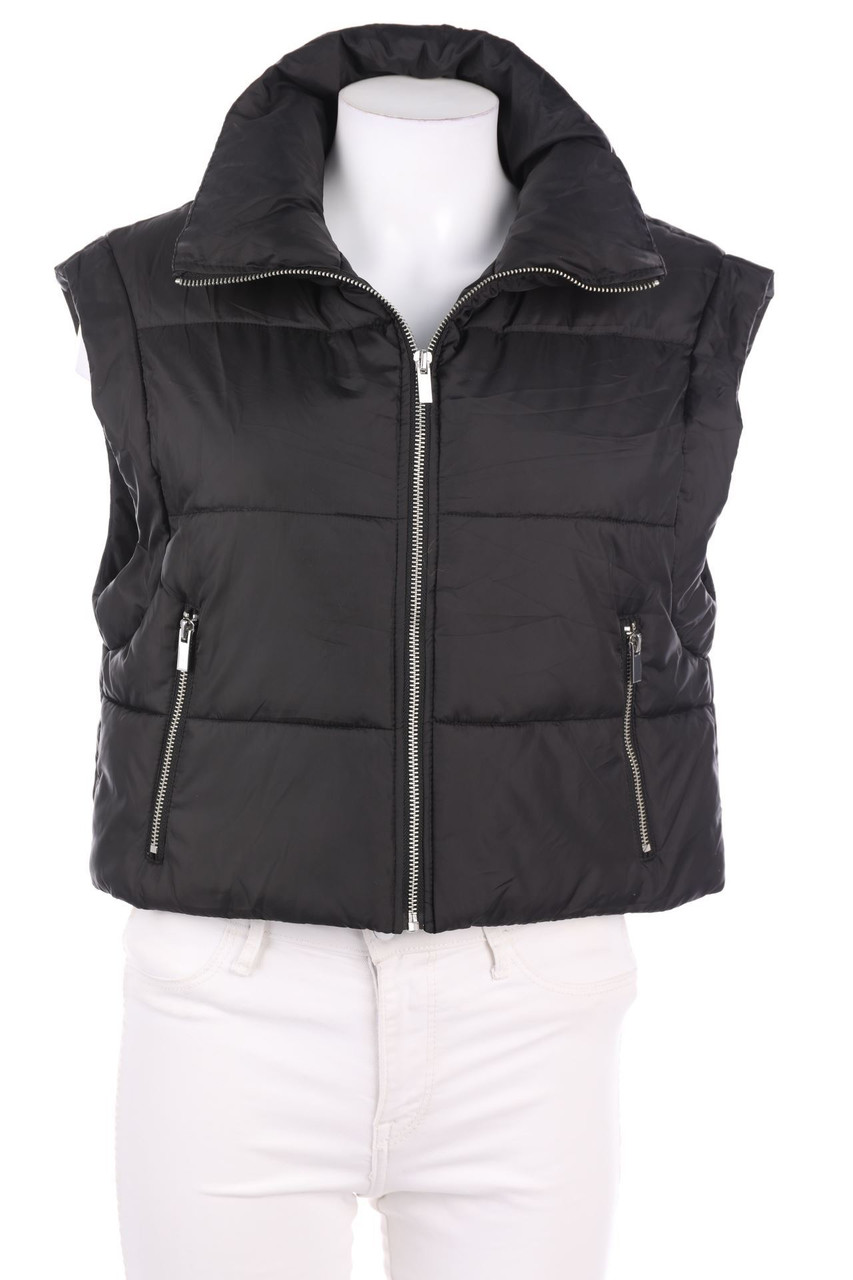 ZARA - wattierte Weste mit Reißverschluss - XS