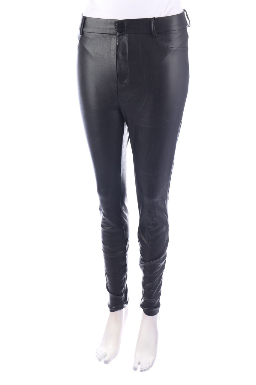 ZARA TRF - Kunstleder-Leggings - M