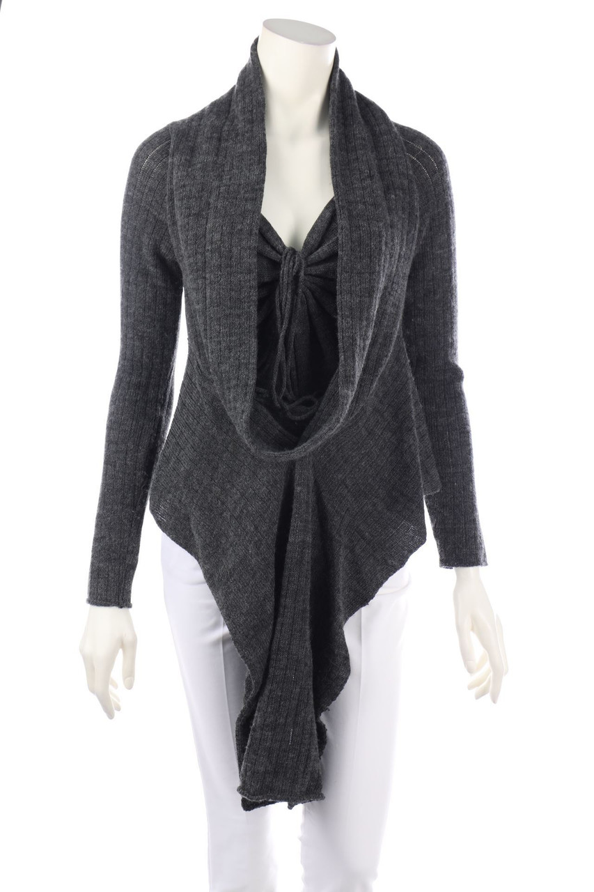 LIU JO - Strick-Pullover aus Woll-Mix mit Drapierung - D 34