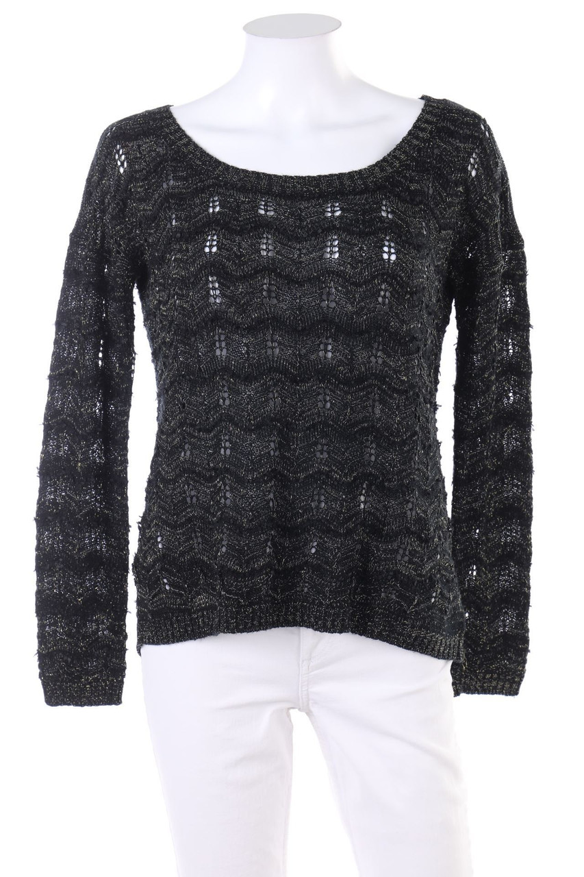 zebra - Pullover with Glitter - S