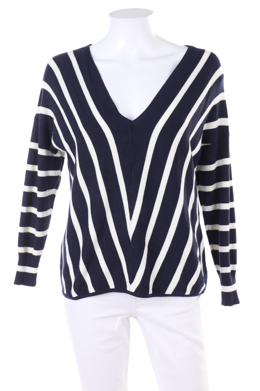 ONLY - Strick-Pullover mit Streifen - XS