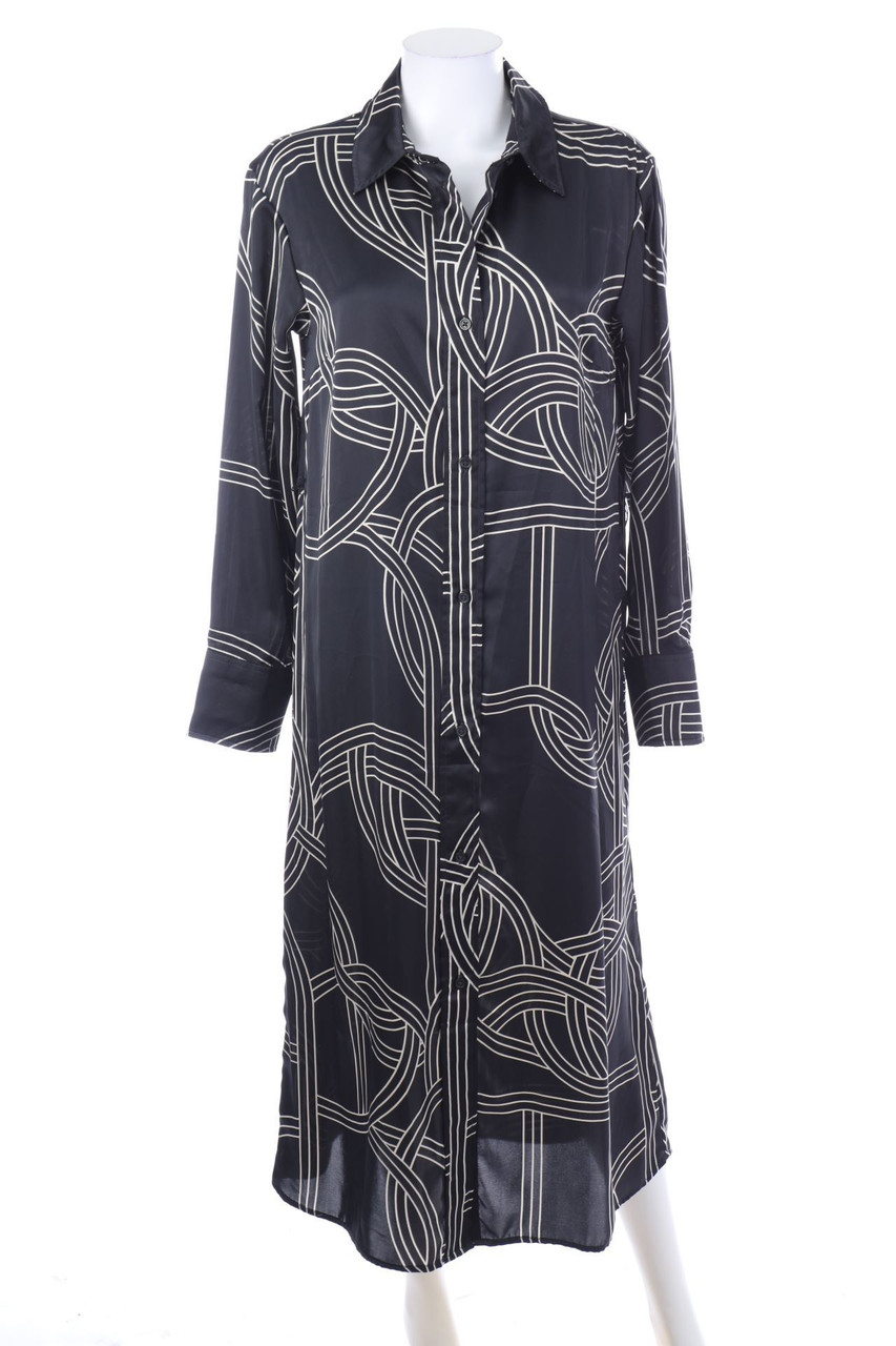 H&M - Blusenkleid mit Print - S