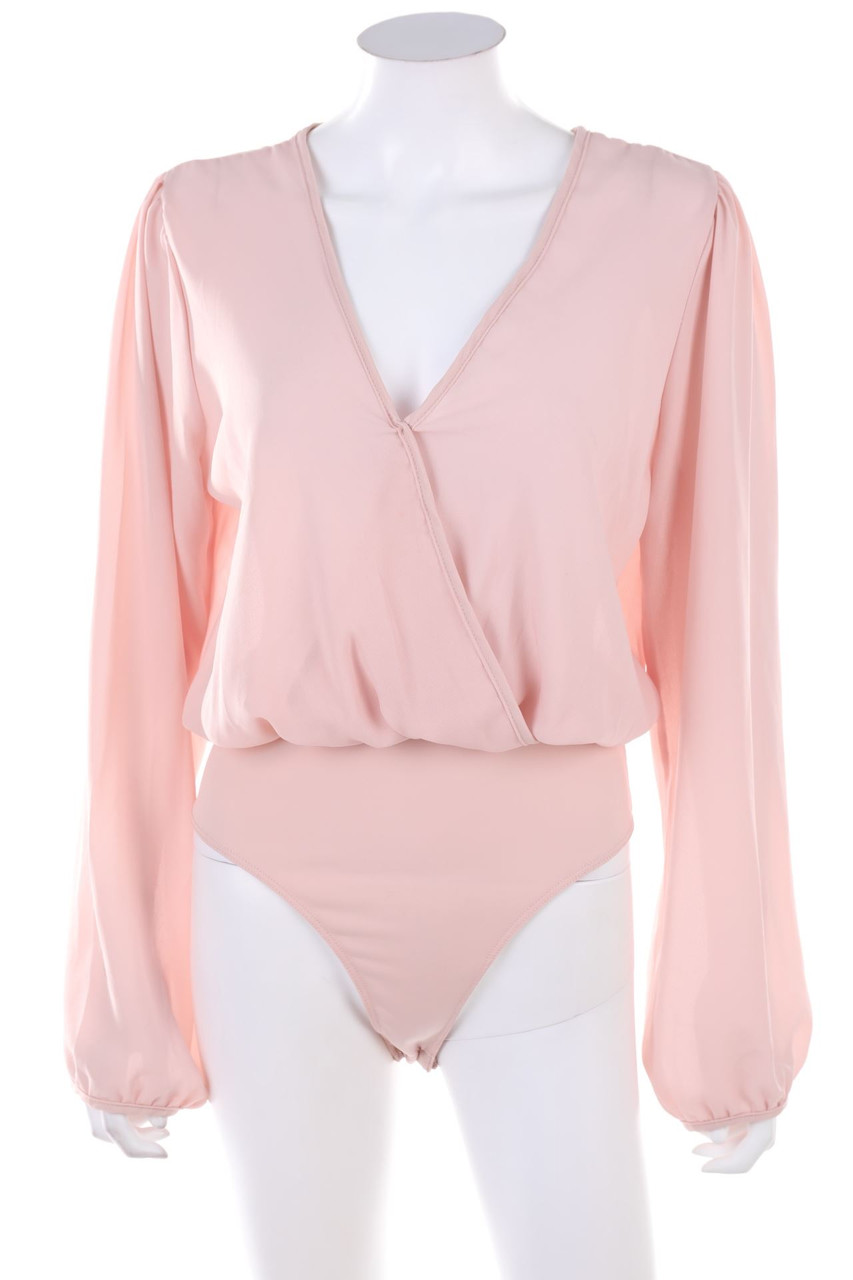 FASHION NOVA - Body in Wickel-Optik - L