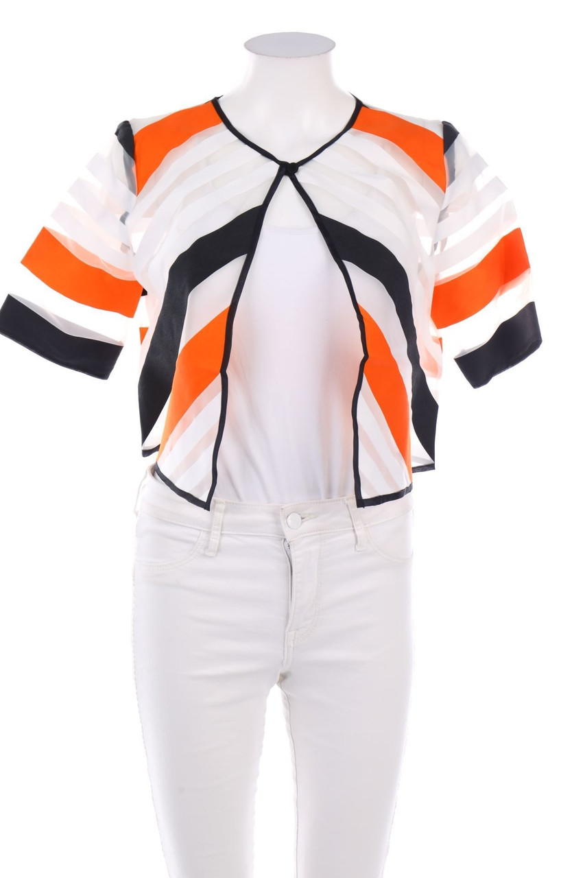 hanita - Cropped-Blazer with Stripes - D 38