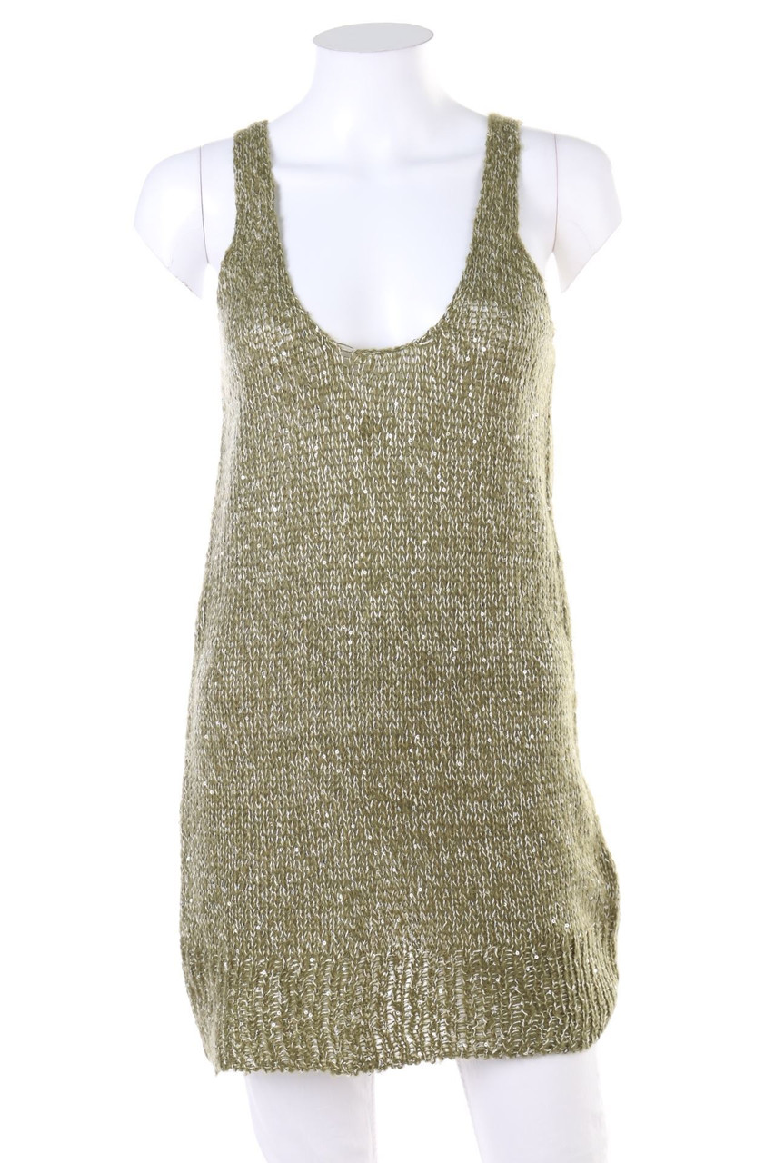 CALLIOPE - Mini-Strickkleid mit Pailletten - S