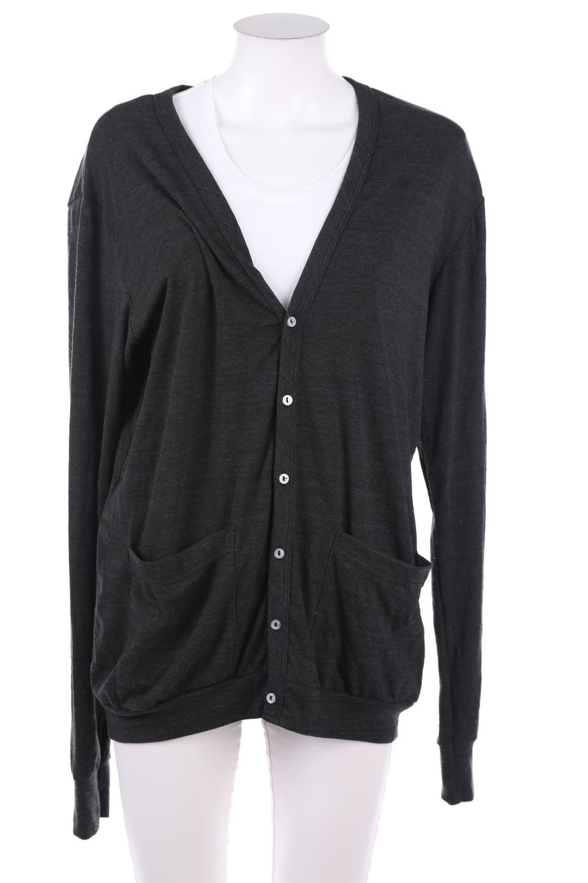 American Apparel - Cardigan with Patch Pockets - M