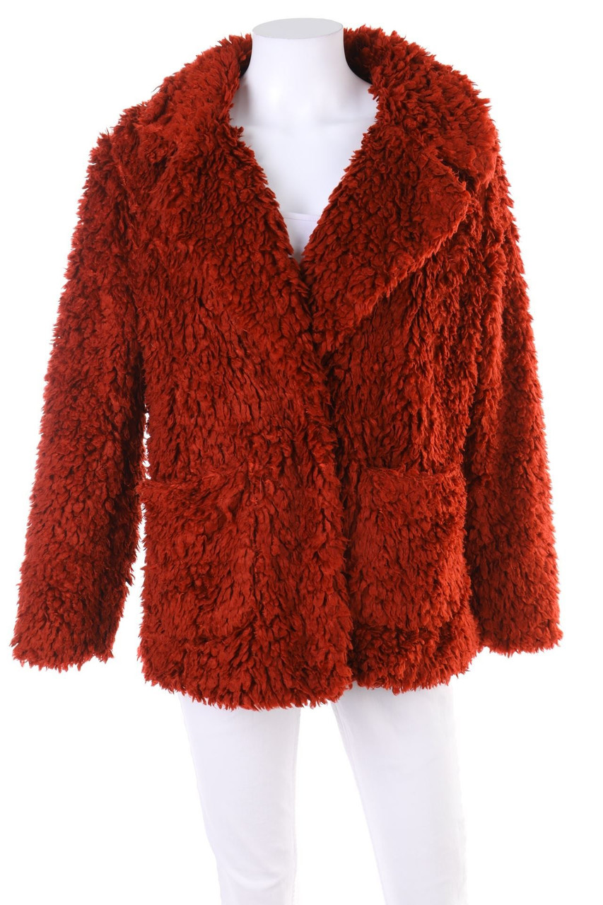 H&M DIVIDED - Fake Fur-Jacke - M