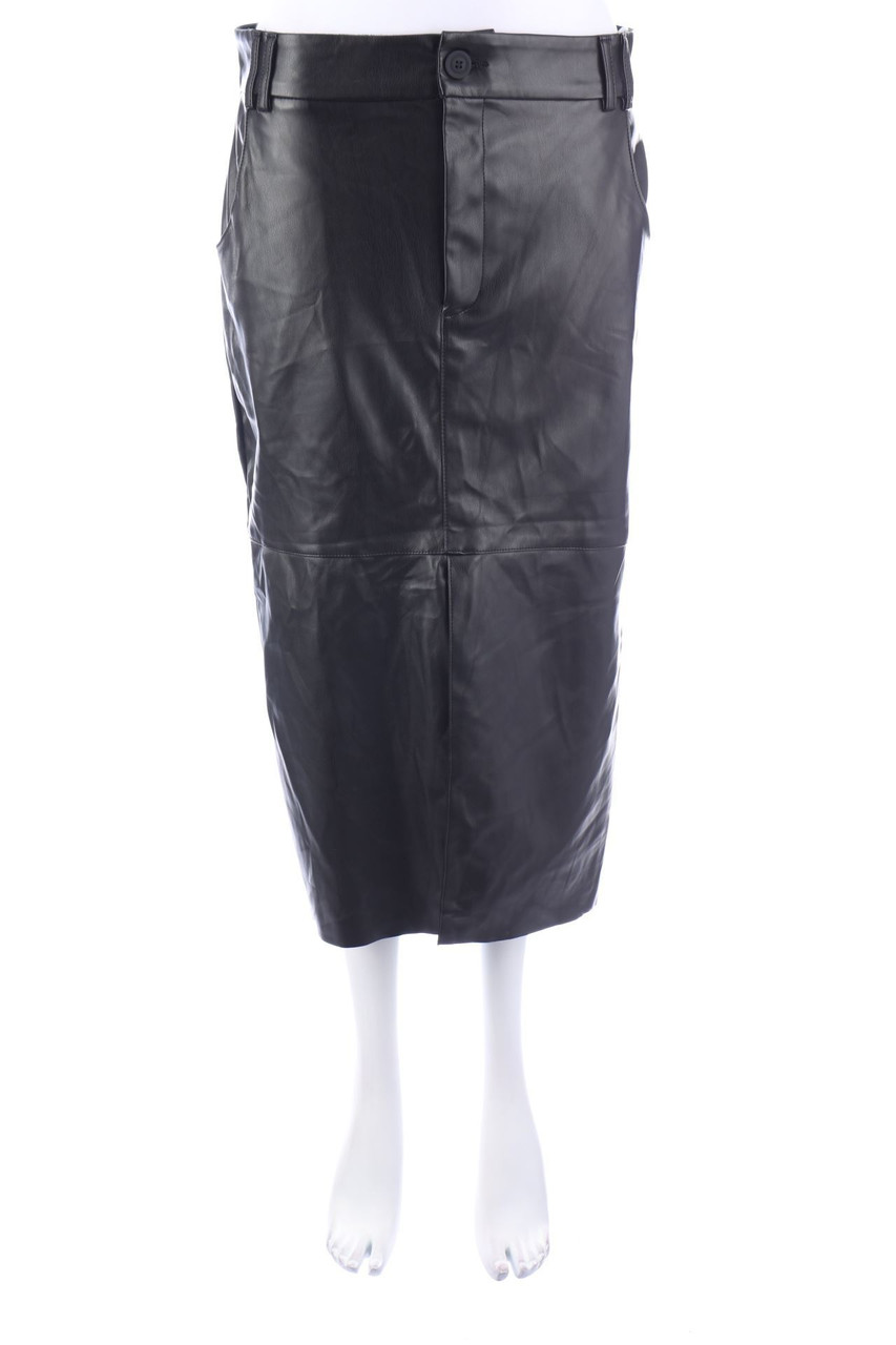 LC WAIKIKI VISION - Midi-Faux Leather-Skirt - D 40