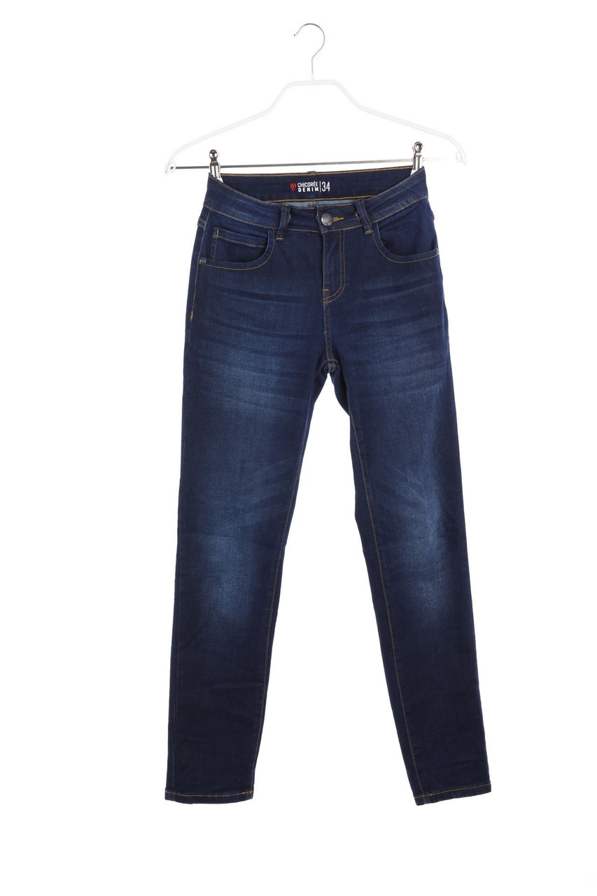 Chicorée - Used Look Skinny Jeans - D 34