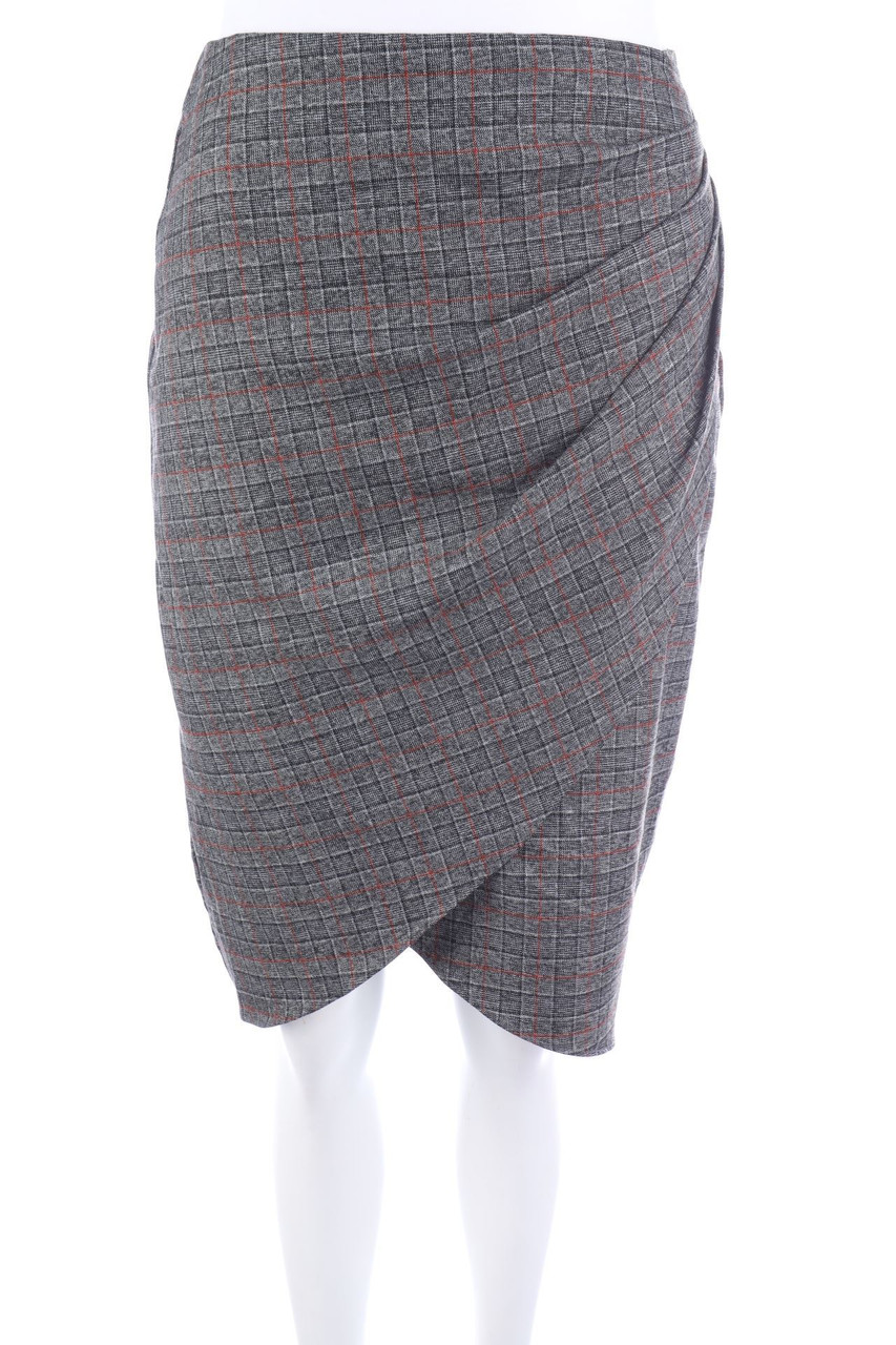 ZARA - Rock mit Karo-Muster - S