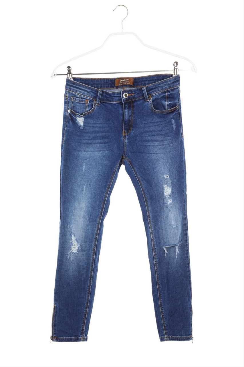 Stradivarius - Destroyed Skinny-Jeans - D 34