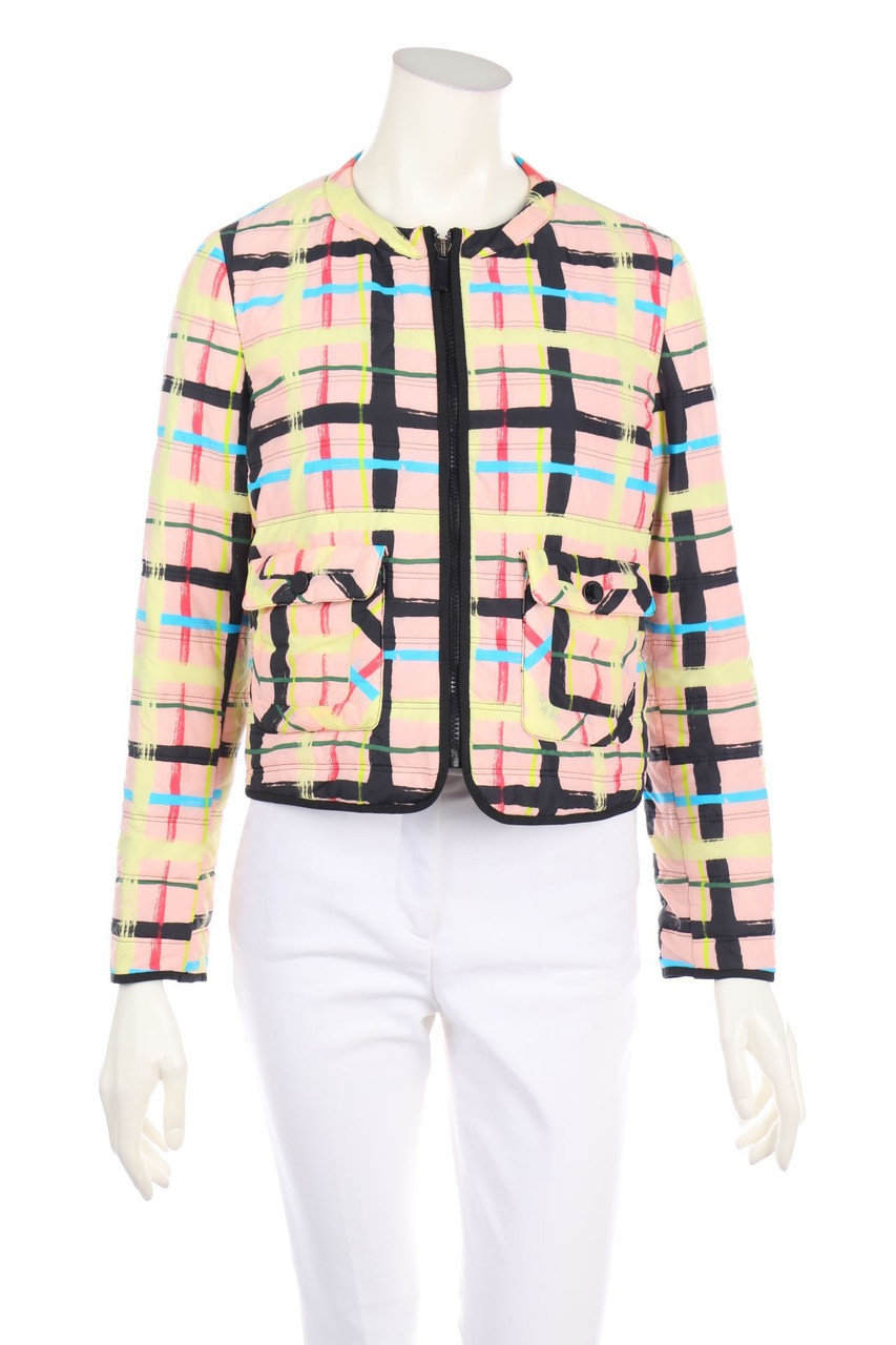 PINKO TAG - wattierte Jacke mit Karo-Muster - D 38