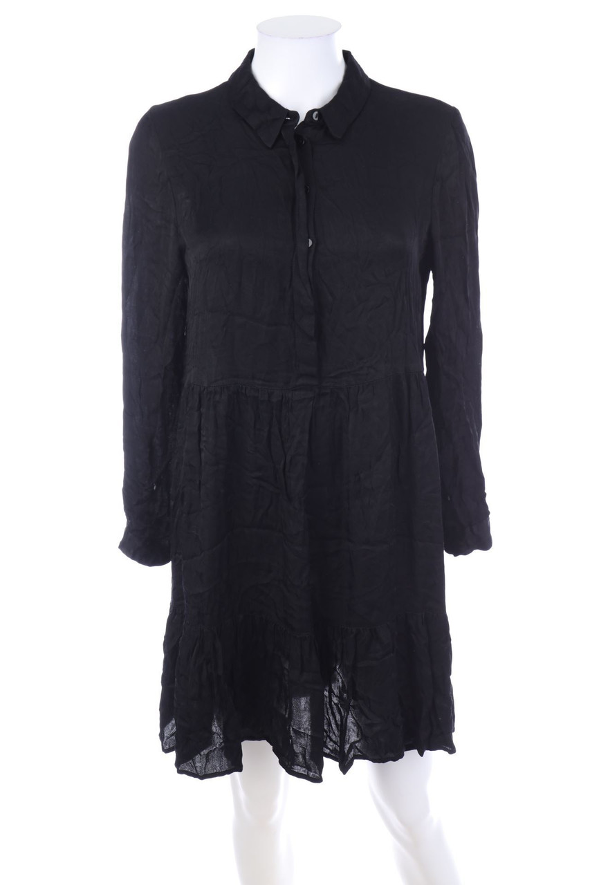 ZARA WOMAN - Satin Shirt Dress - M
