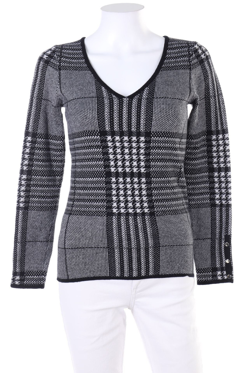 MORGAN - Pullover, Checked - S