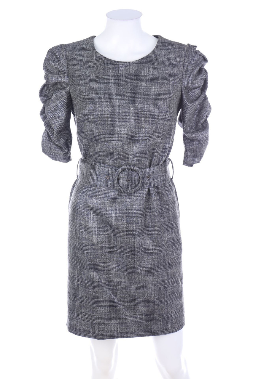 GAUDÌ - Shift-Kleid mit Raffungen - D 36-38