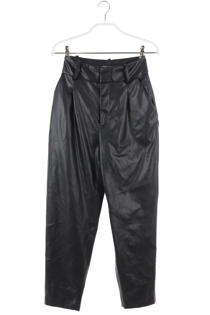 ZARA - Kunstleder-Hose - XS
