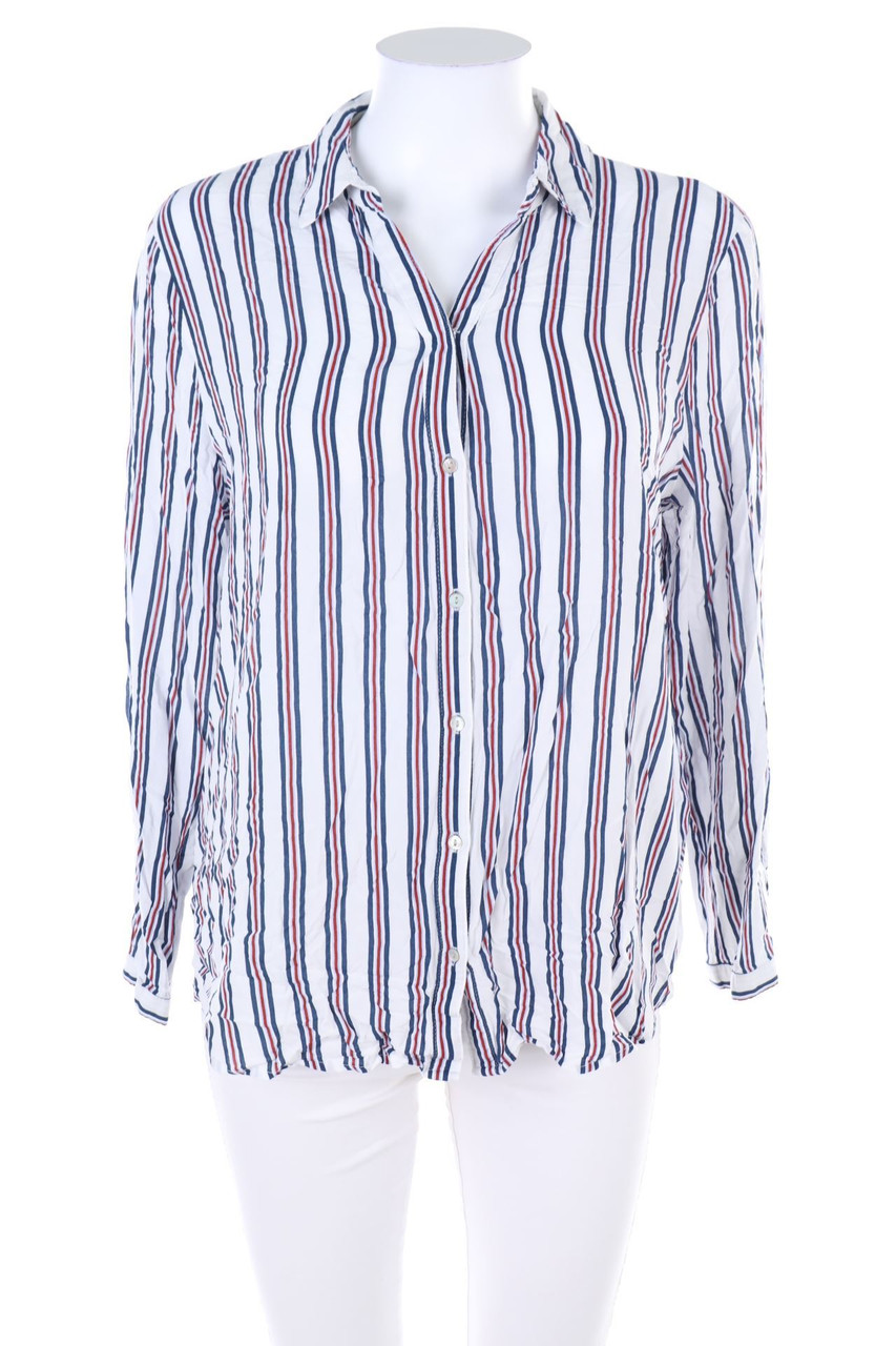 ESPRIT - Streifen-Bluse aus Viskose - D 40