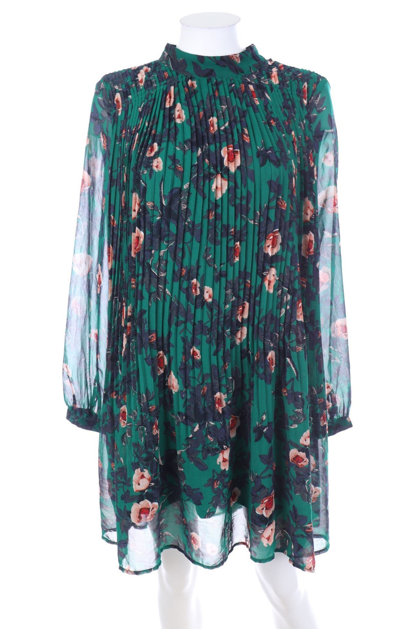 VERO MODA - Plissee-Kleid mit Blumen-Print - S