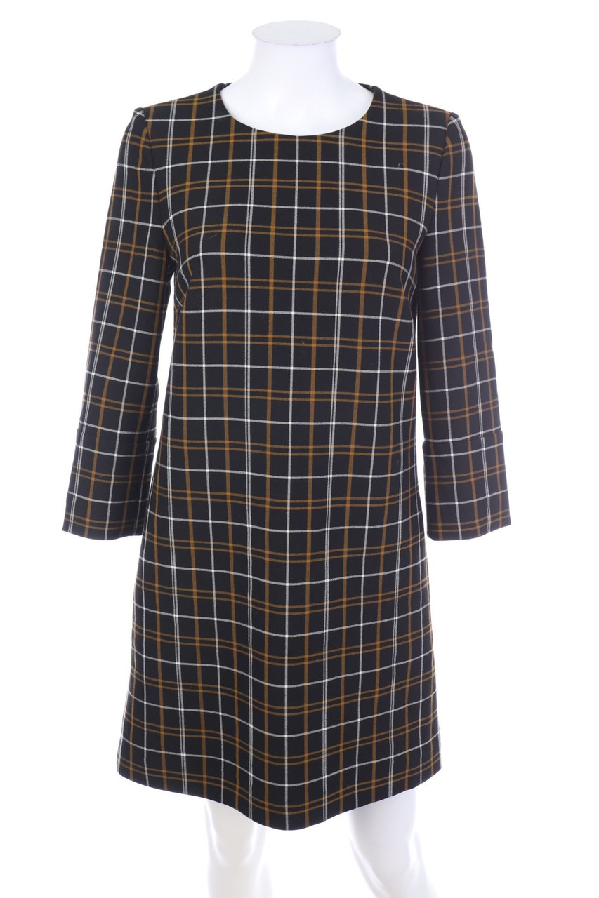 HALLHUBER - Sheath Dress, Checked - D 36