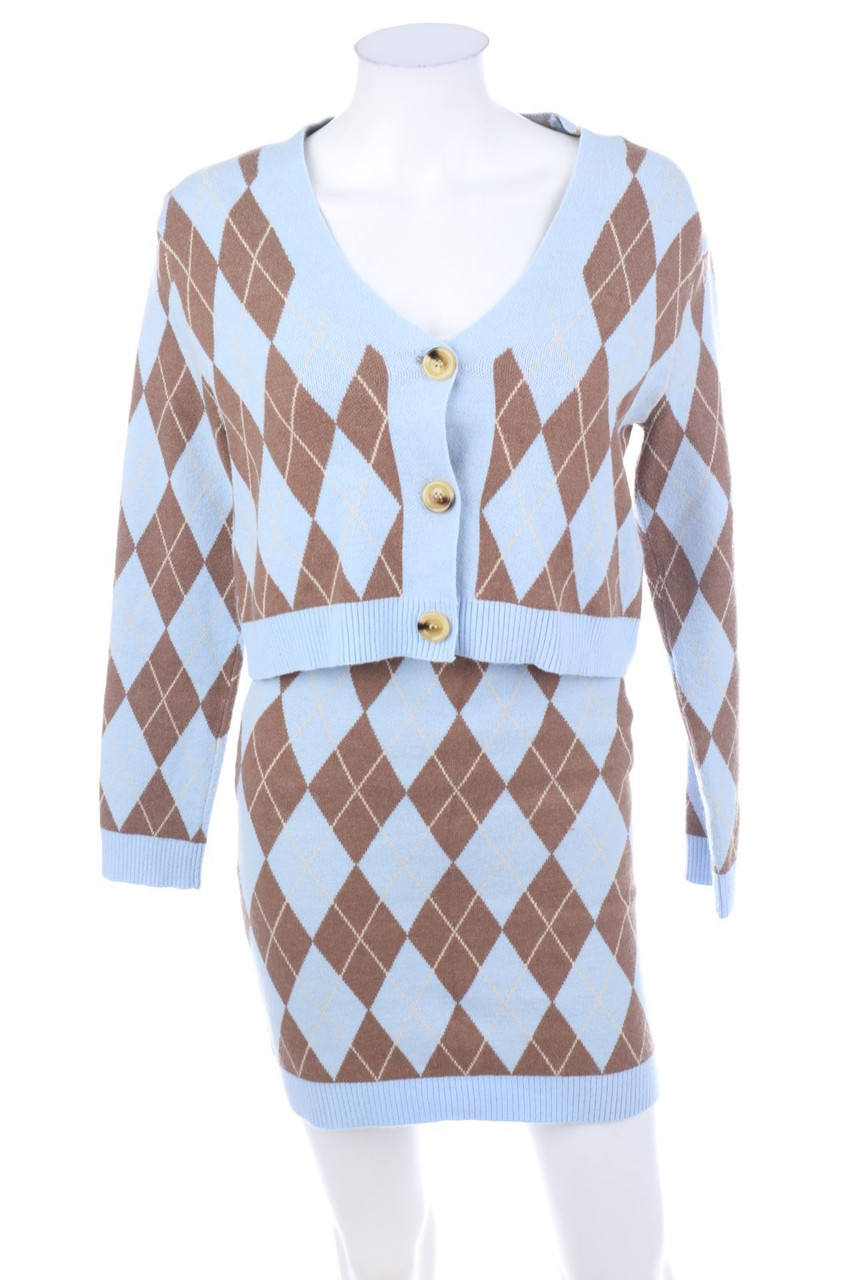 Haute Monde - Twinset mit Muster - M