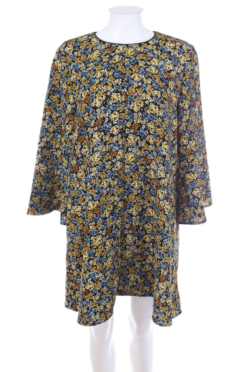 ZARA - Dress with Flower Print - XL