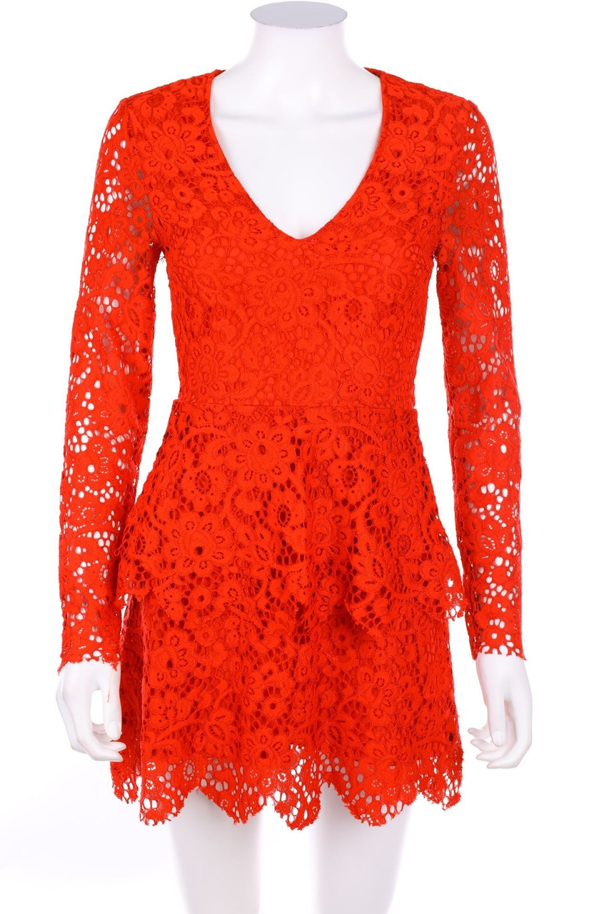 MISSGUIDED - Mini Dress, Eyelet Lace  - D 32