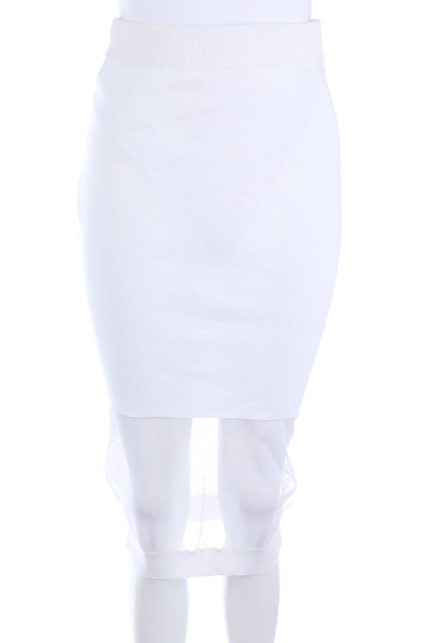 McQ ALEXANDER MCQUEEN - Knitted Midi Skirt - M