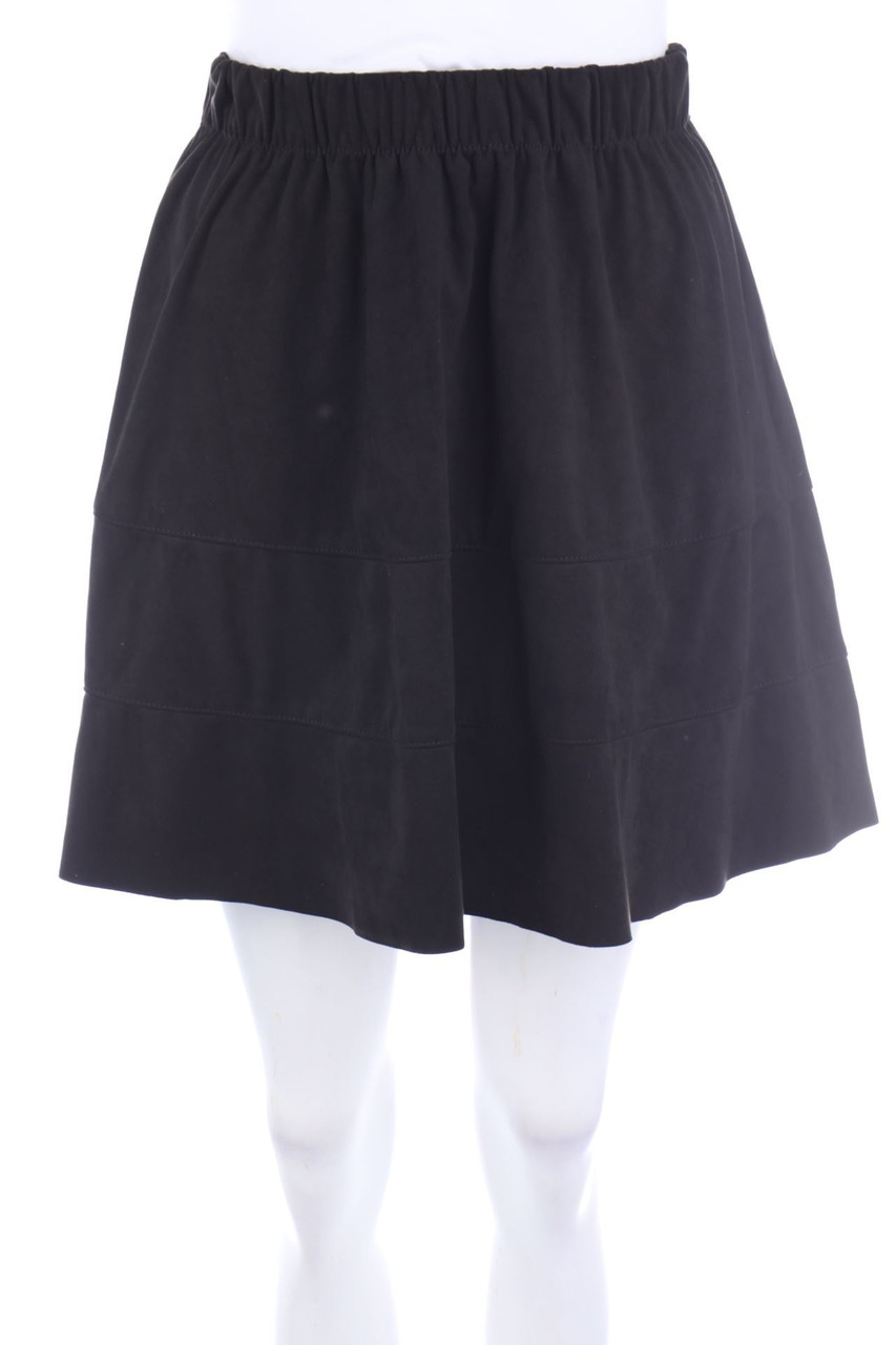 ONLY - Faux Leather-Rock mit Gummizug - S